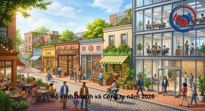 Hộ kinh doanh và Công ty năm 2026