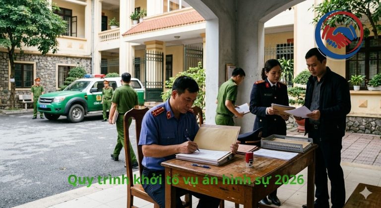 Quy trình khởi tố vụ án hình sự 2026