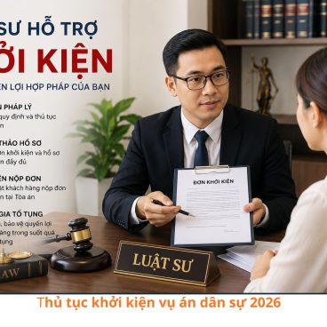 Thủ tục khởi kiện vụ án dân sự 2026