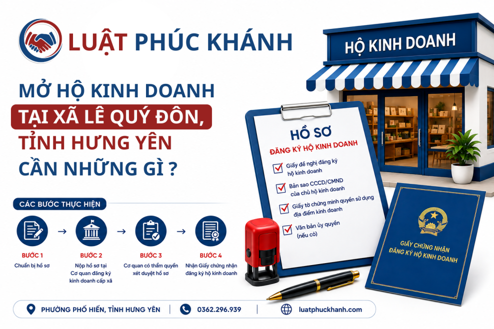 Hộ kinh doanh xã Lê Quý Đôn, tỉnh Hưng Yên