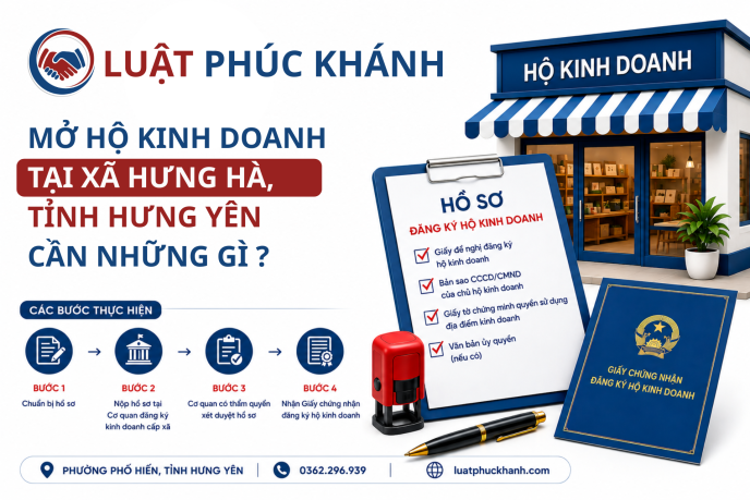 Hộ kinh doanh xã Hưng Hà