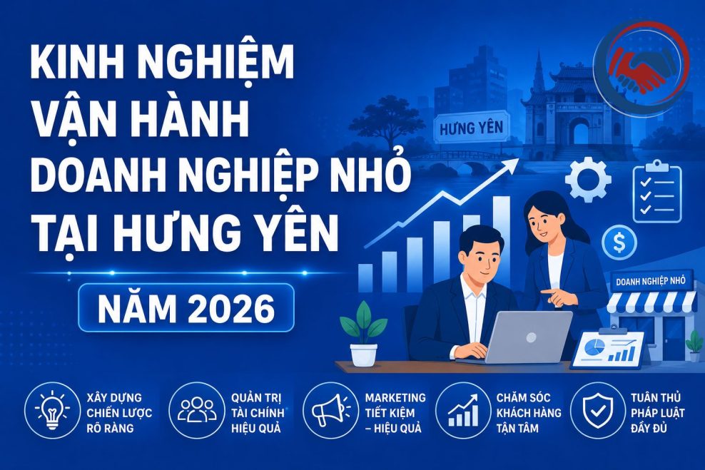 Kinh nghiệm vận hành doanh nghiệp nhỏ tại Hưng Yên 2026