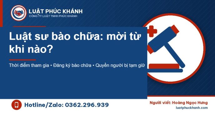 luật sư bào chữa 2026 – Luật Phúc Khánh