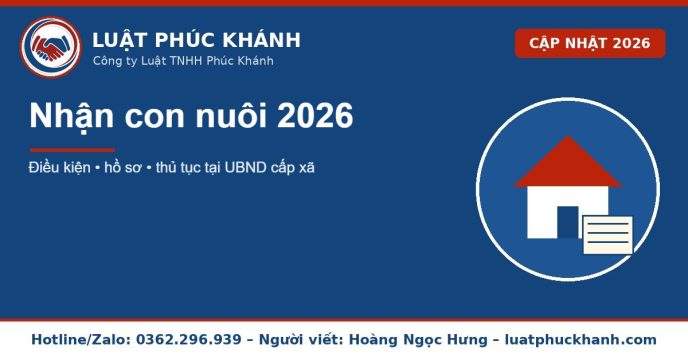 Nhận con nuôi 2026 – Luật Phúc Khánh